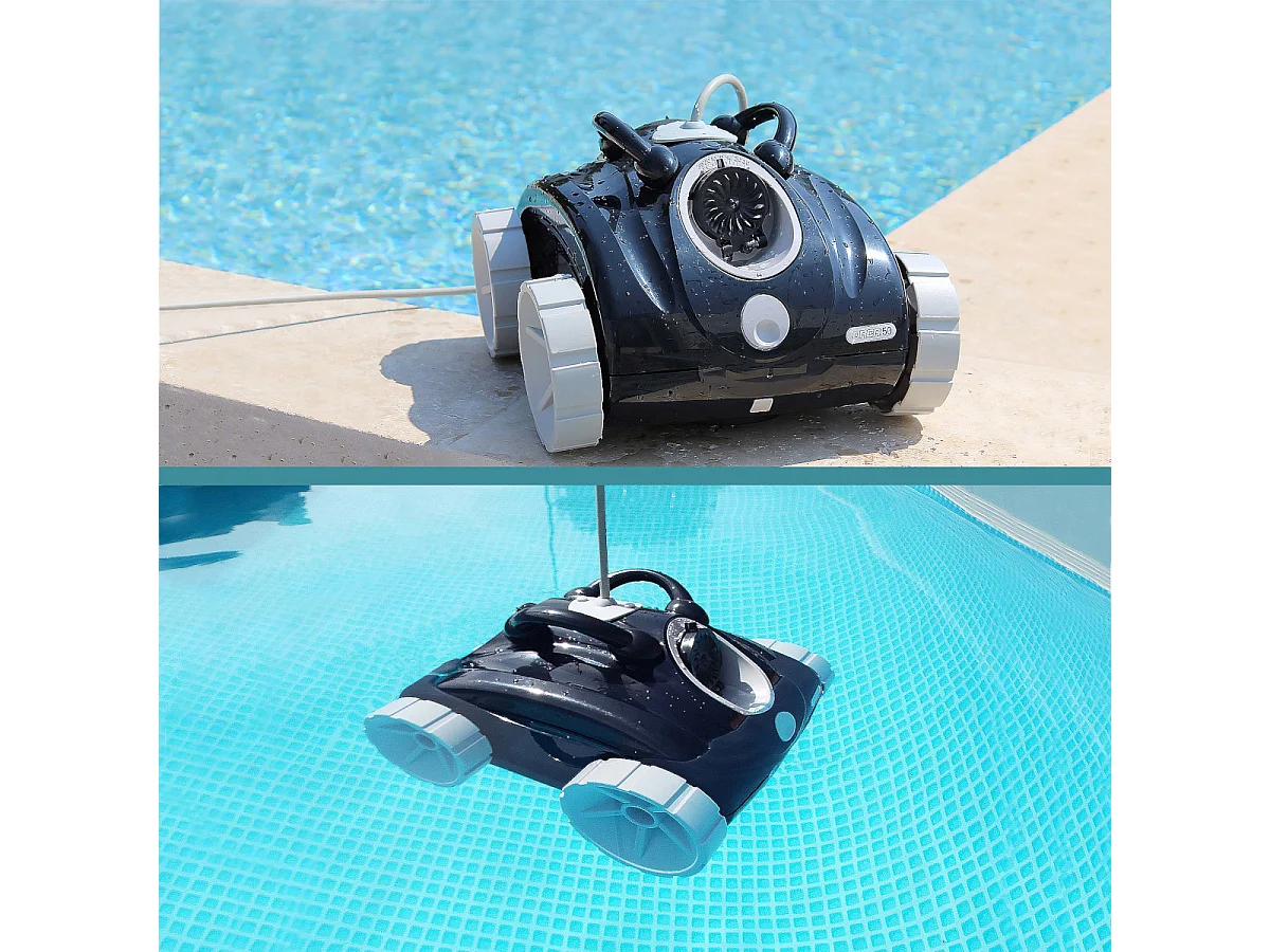 Orca Robot de piscine electrique - robot nettoyeur fond - autonome - compatible tout revêtement - 106490