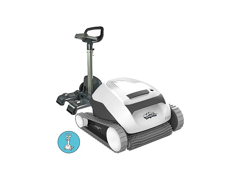 Dolphin Robot electrique de piscine fond avec chariot - e10 + caddy