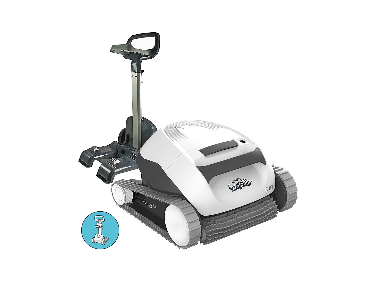 Dolphin Robot electrique de piscine fond avec chariot - e10 + caddy