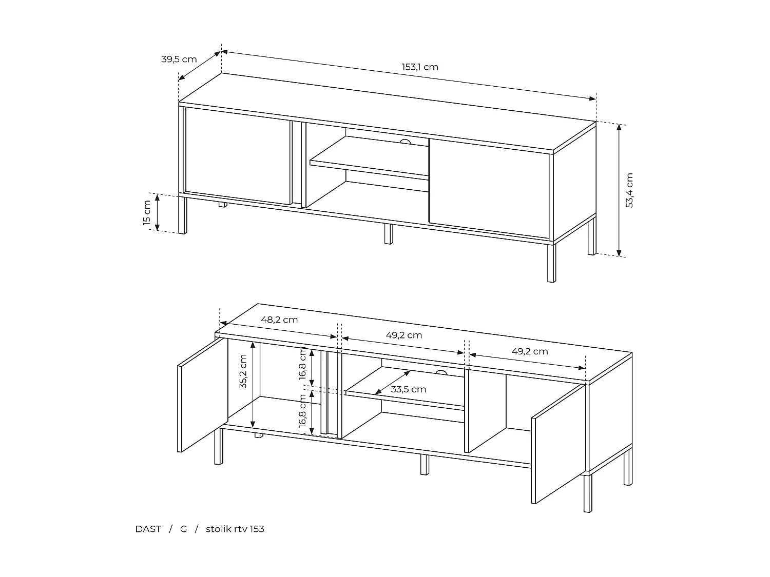 Mobile porta tv moderno con luce LED 153x53cm beige PTVLK5