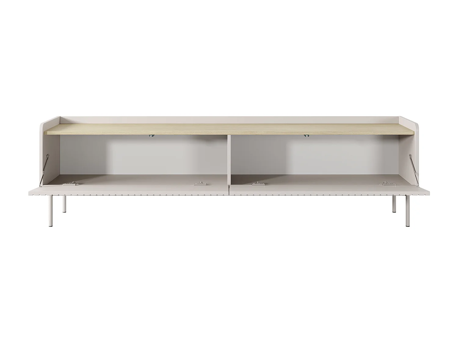 Mobile porta tv moderno 181X50 beige e rovere chiaro PTVLK13