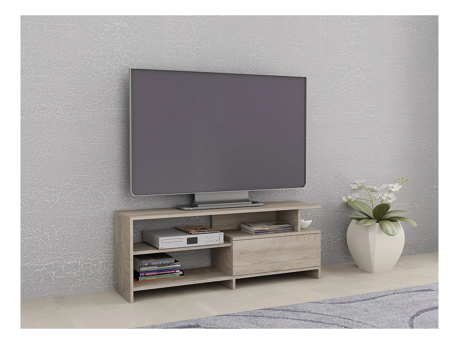 Mobile per tv moderno rovere PTG4