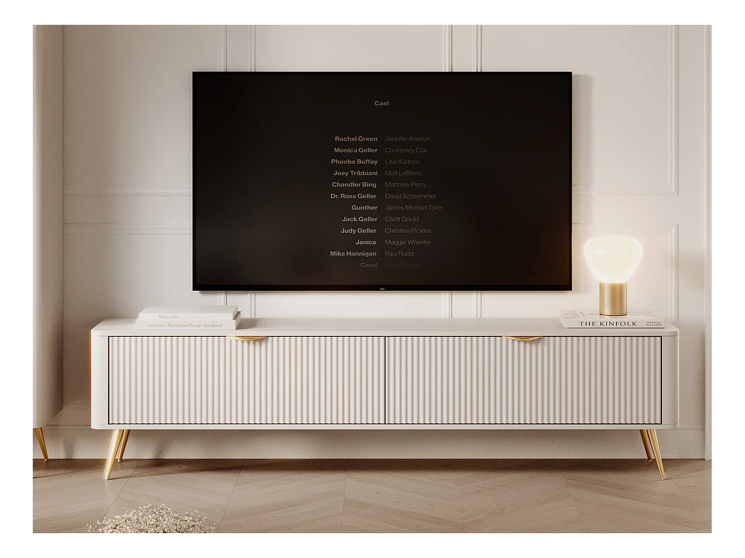 Mobile porta tv moderno 200X51cm beige PTVLK10