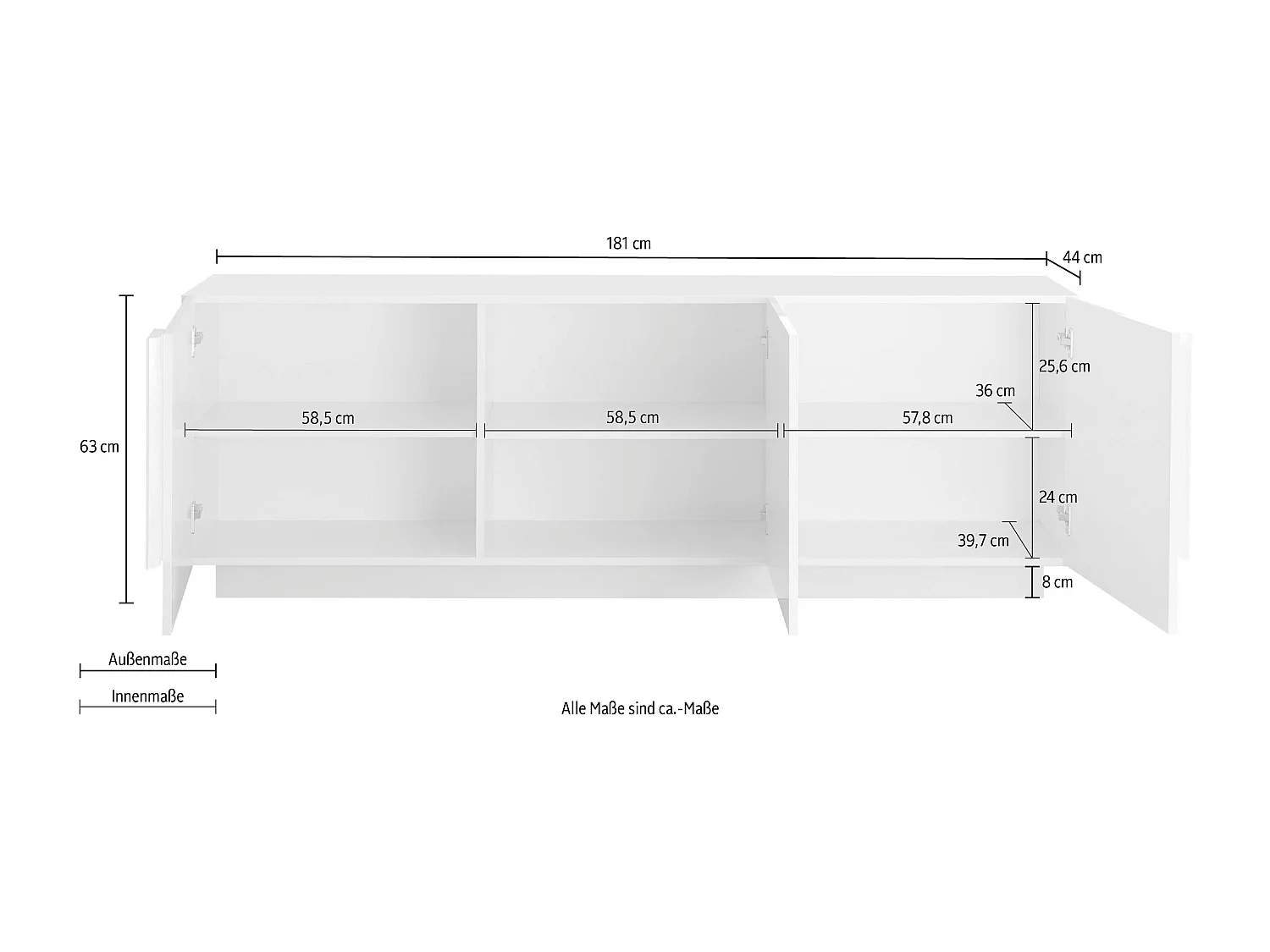 Mobile porta TV design effetto legno con mensola PTI11 138x46 noce ed antracite