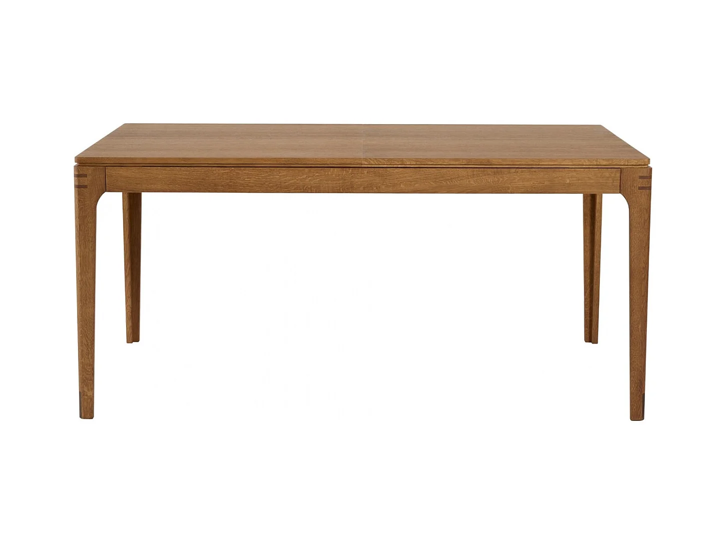 Table rectangulaire extensible bois finition noyer L160/234 10 places - BONIE