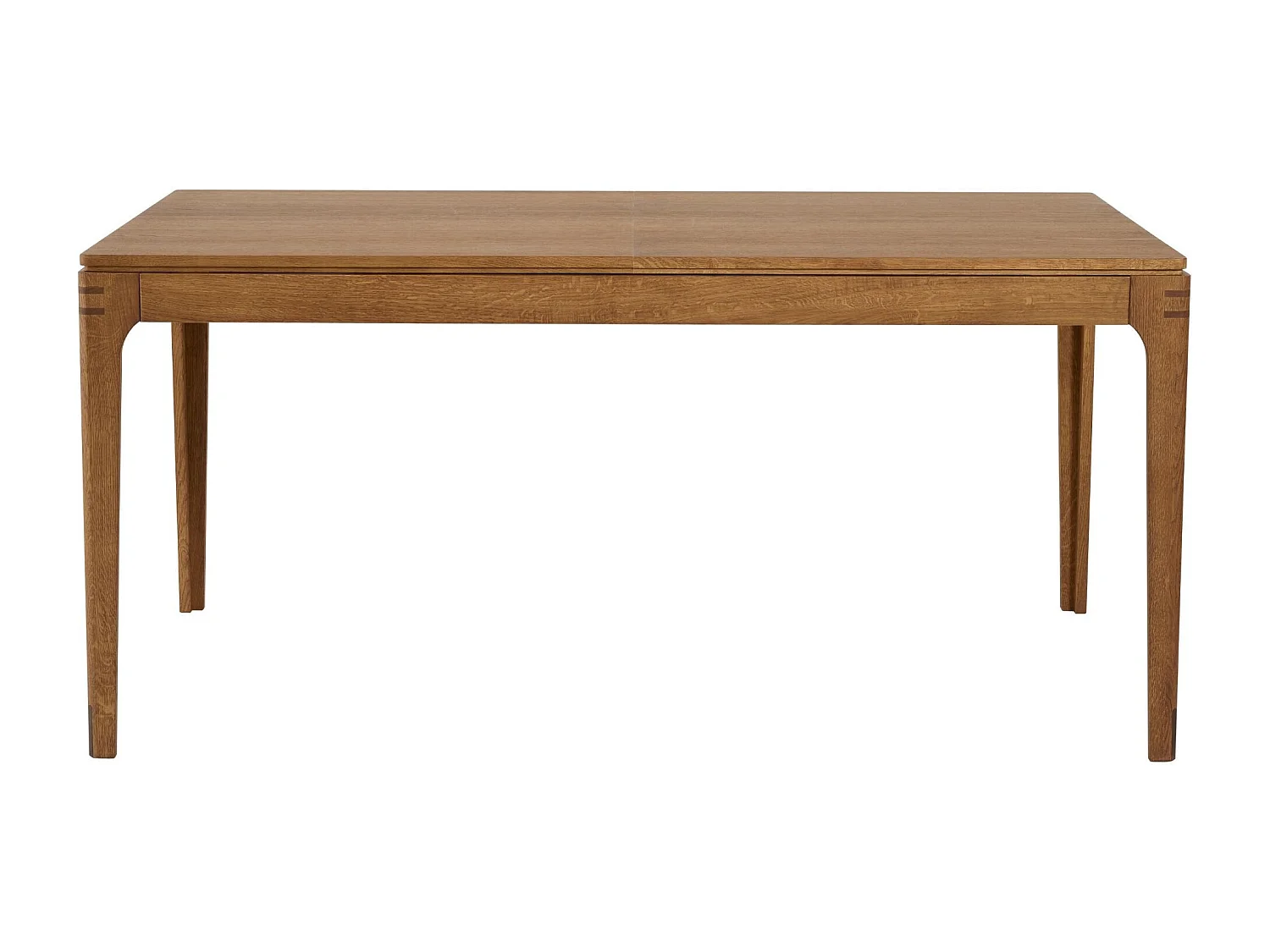 Table rectangulaire extensible bois finition noyer L156/230 10 places - BONIE