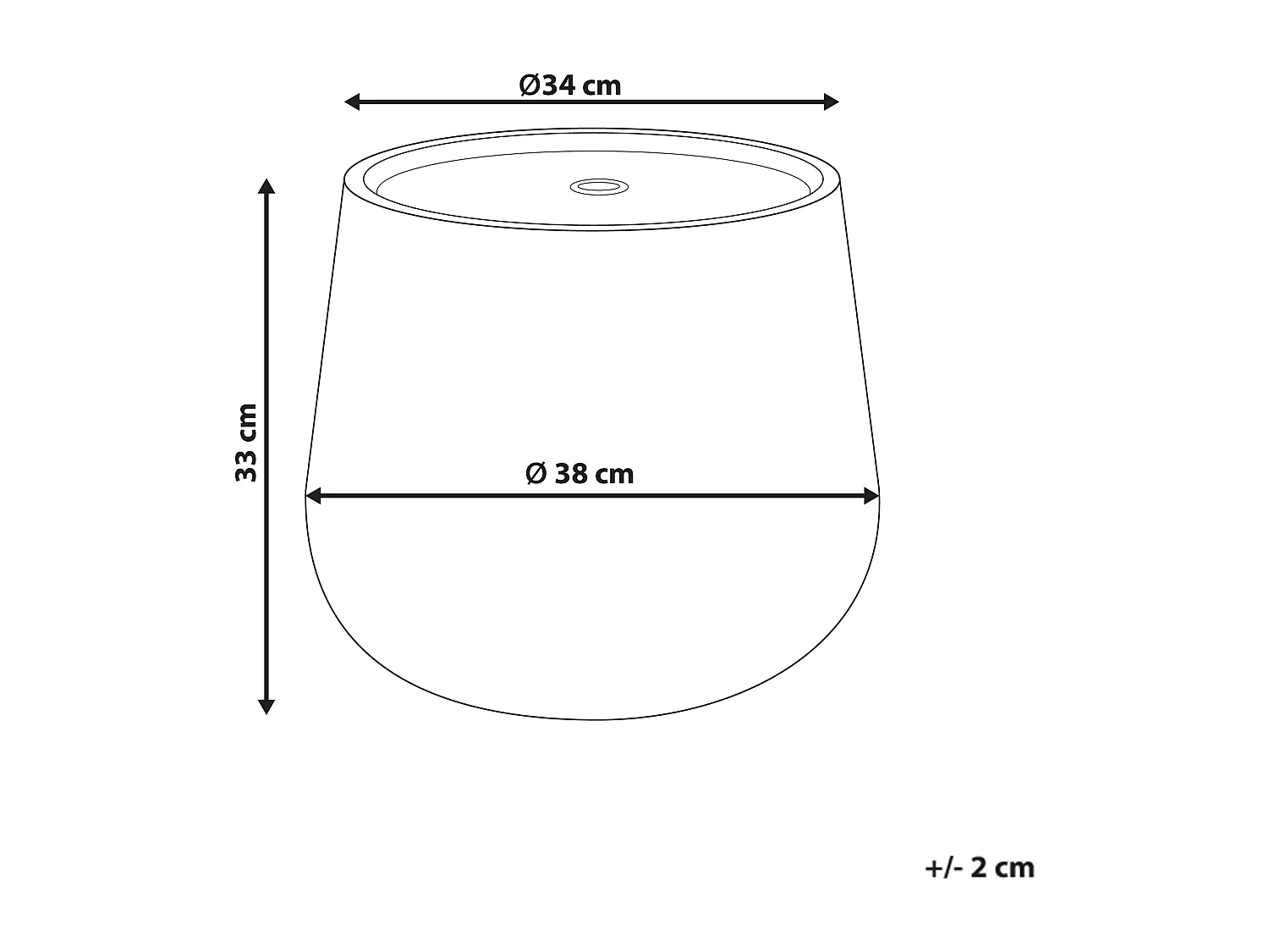Gartenbrunnen LED CASCATA Grau