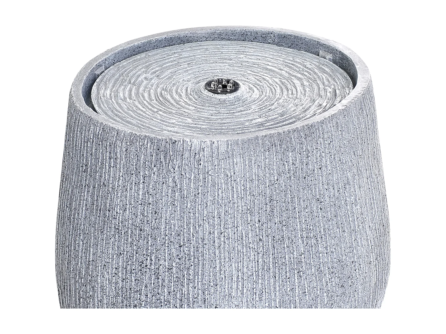 Gartenbrunnen LED CASCATA Grau