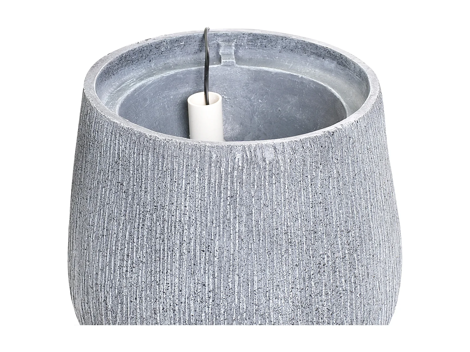 Gartenbrunnen LED CASCATA Grau