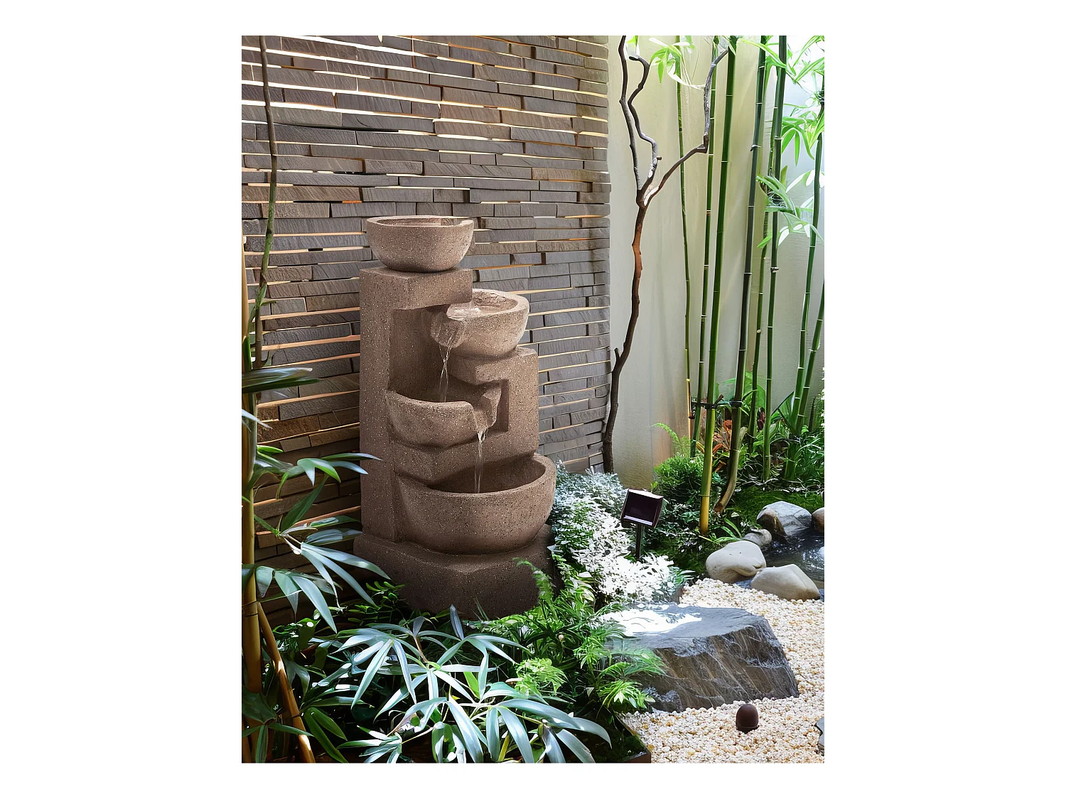 Fontana da giardino VALLESINELLA Marrone chiaro