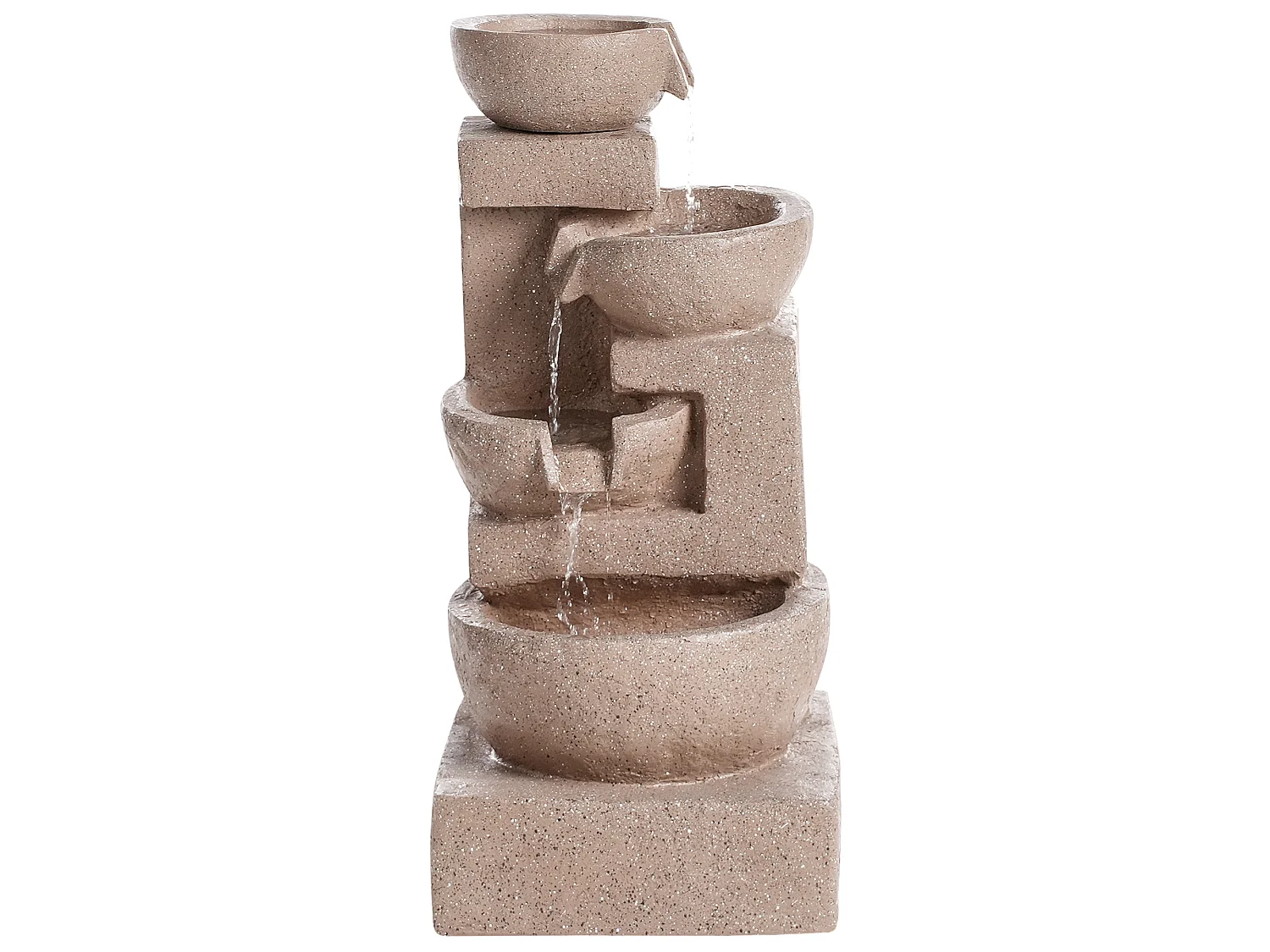 Garden Water Feature Light Brown VALLESINELLA