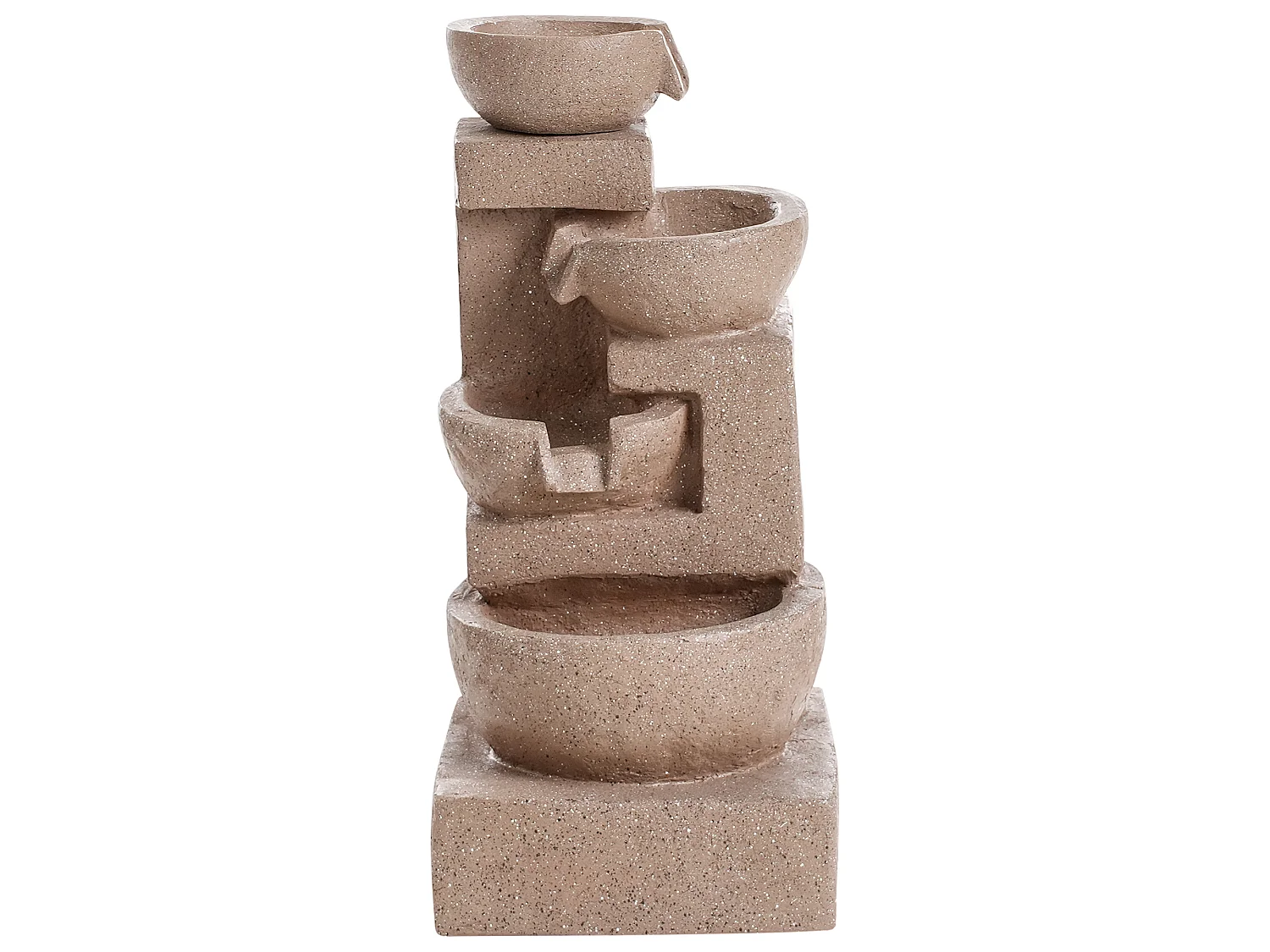 Garden Water Feature Light Brown VALLESINELLA