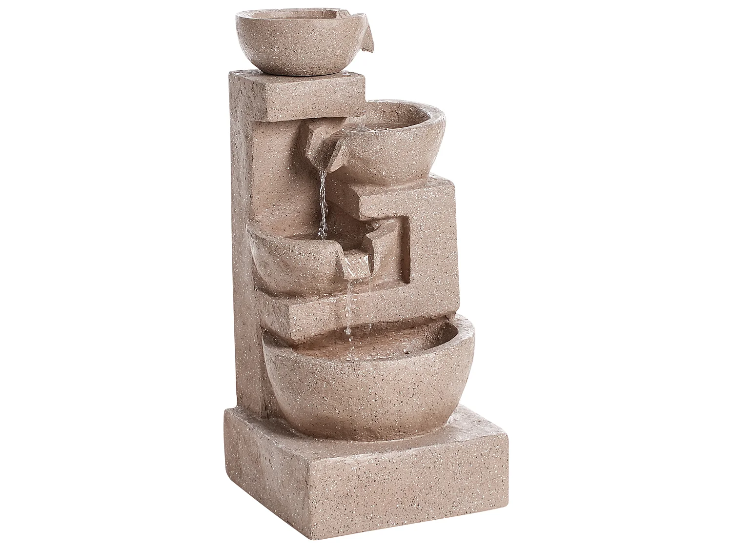 Garden Water Feature Light Brown VALLESINELLA