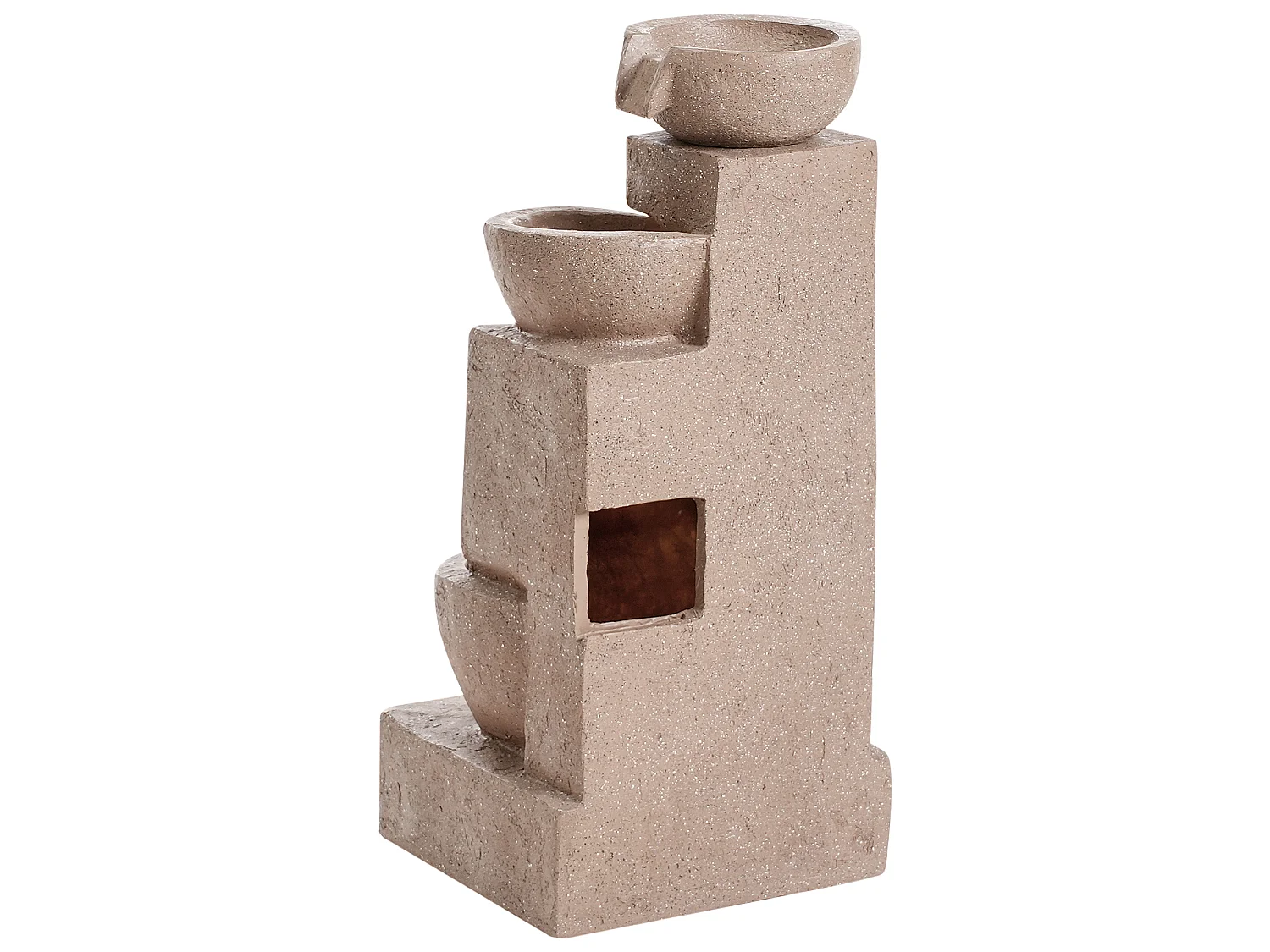 Garden Water Feature Light Brown VALLESINELLA