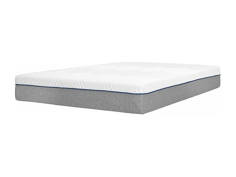 Matelas en ressorts en sachet 160x200 cm ressorts ensachés blanc REVA