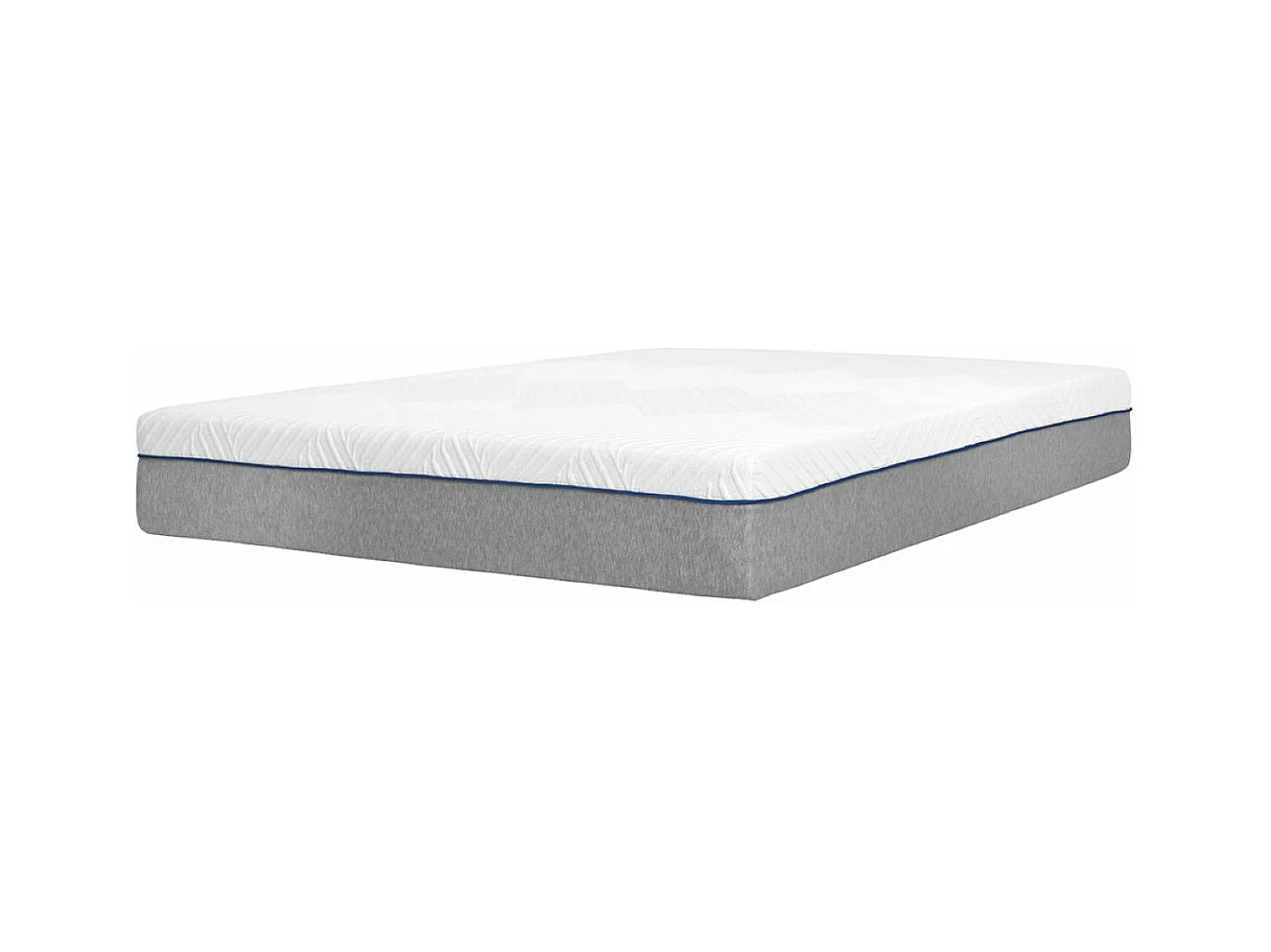 Matelas en ressorts en sachet 140x190 cm ressorts ensachés blanc REVA