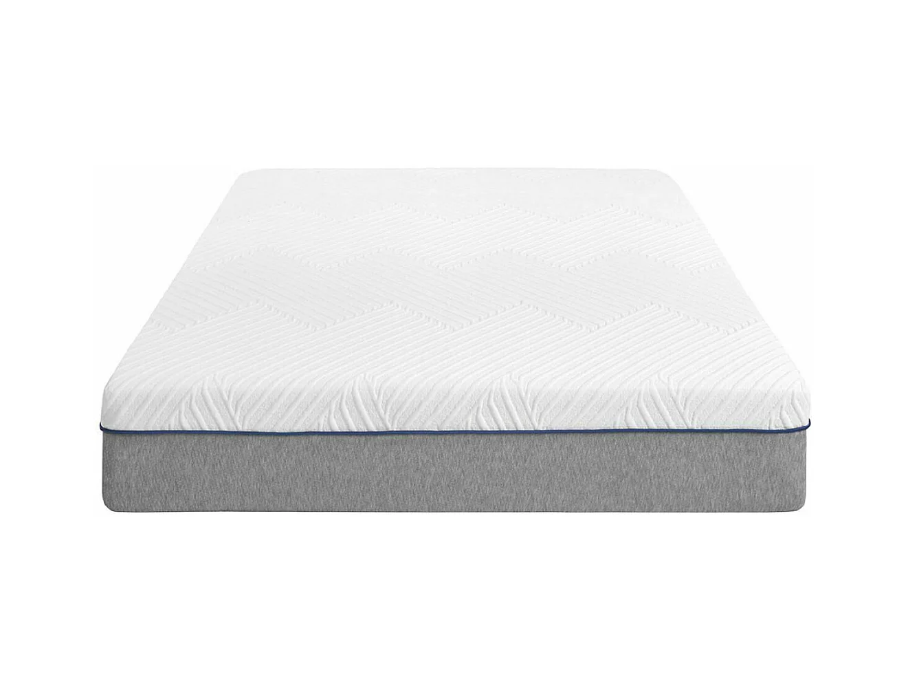 Matelas en ressorts en sachet 140x190 cm ressorts ensachés blanc REVA