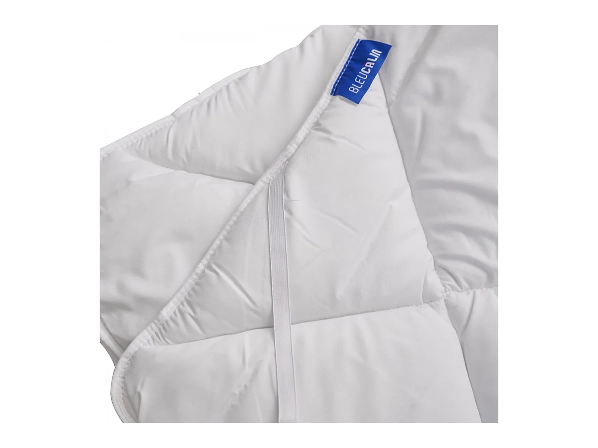 Surmatelas 160x200 cm Confort Anti-acariens Moelleux - Traitement naturel