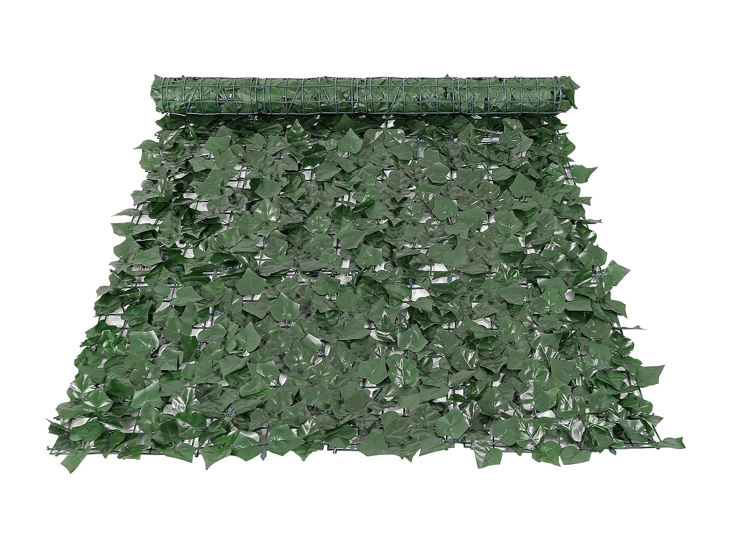 Haie Artificielle SucceBuy 99.06 x 248.92 cm Feuille d'Iierre Artificielle Écran de Clôture de Confidentialité Panneau de Décoration Haie