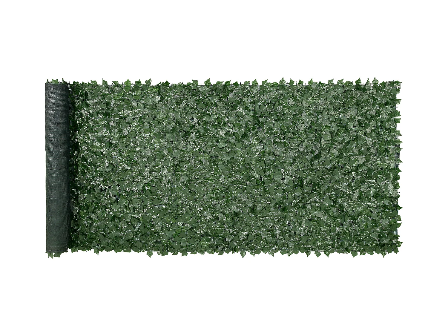 Haie Artificielle SucceBuy Clôture en Feuilles de Lierre Artificielles 149.86 x 401.32 cm avec Support en Tissu Maillé