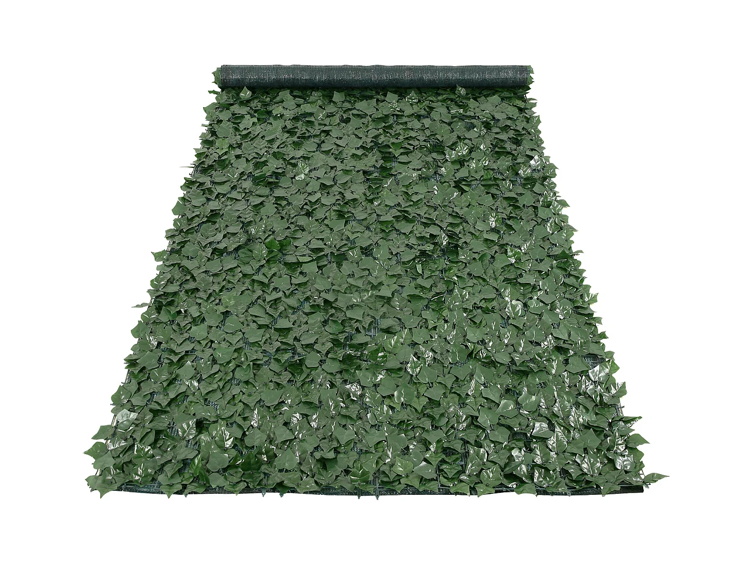 Haie Artificielle SucceBuy Clôture en Feuilles de Lierre Artificielles 149.86 x 401.32 cm avec Support en Tissu Maillé