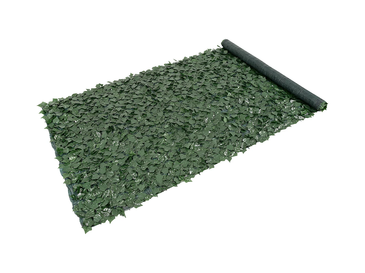 Haie Artificielle SucceBuy Clôture en Feuilles de Lierre Artificielles 149.86 x 401.32 cm avec Support en Tissu Maillé