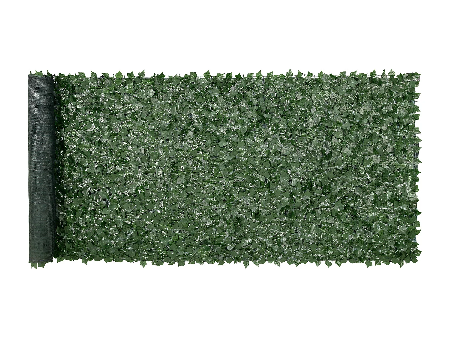 Haie Artificielle SucceBuy Clôture en Feuilles de Lierre Artificielles 149.86 x 401.32 cm avec Support en Tissu Maillé