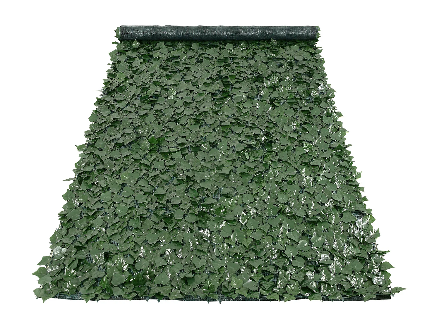 Haie Artificielle SucceBuy Clôture en Feuilles de Lierre Artificielles 149.86 x 401.32 cm avec Support en Tissu Maillé