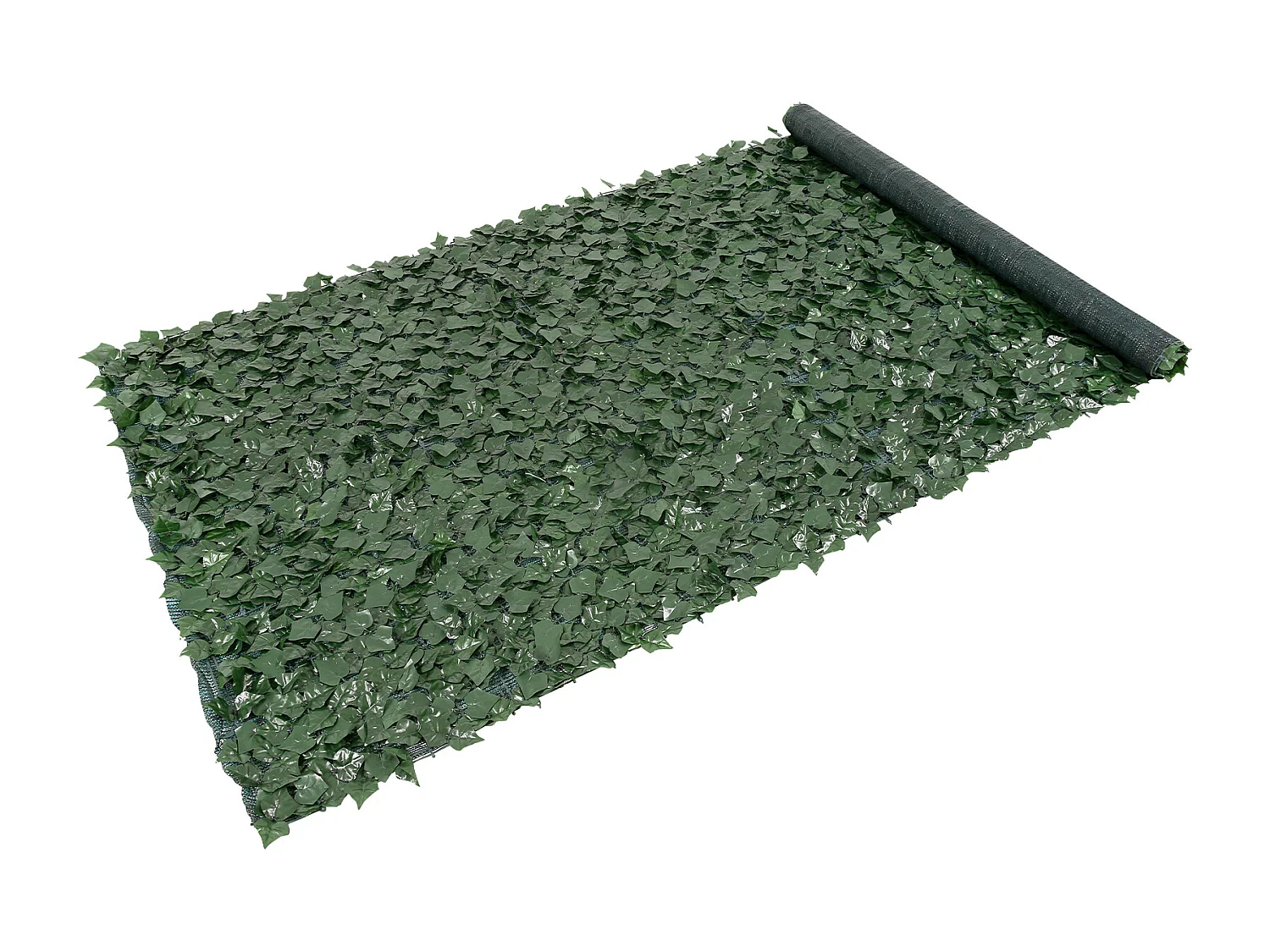 Haie Artificielle SucceBuy Clôture en Feuilles de Lierre Artificielles 149.86 x 401.32 cm avec Support en Tissu Maillé