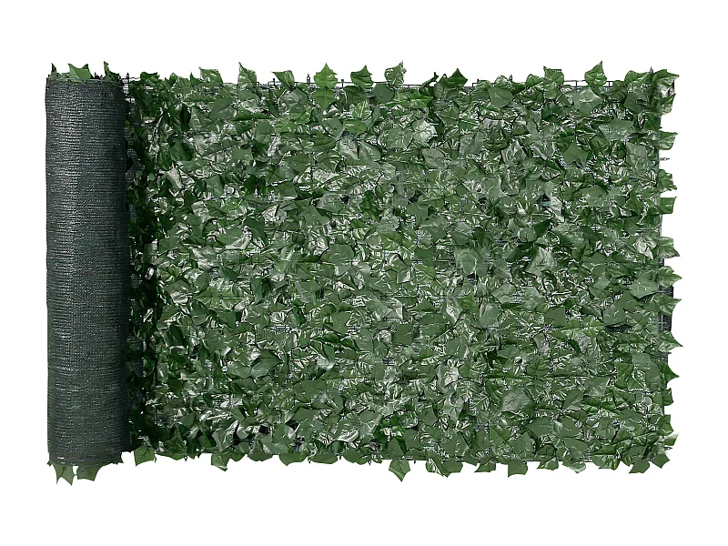 Siepe Artificiale SucceBuy Recinzione con Foglie di Edera 99.06 x 248.92 cm con Rete