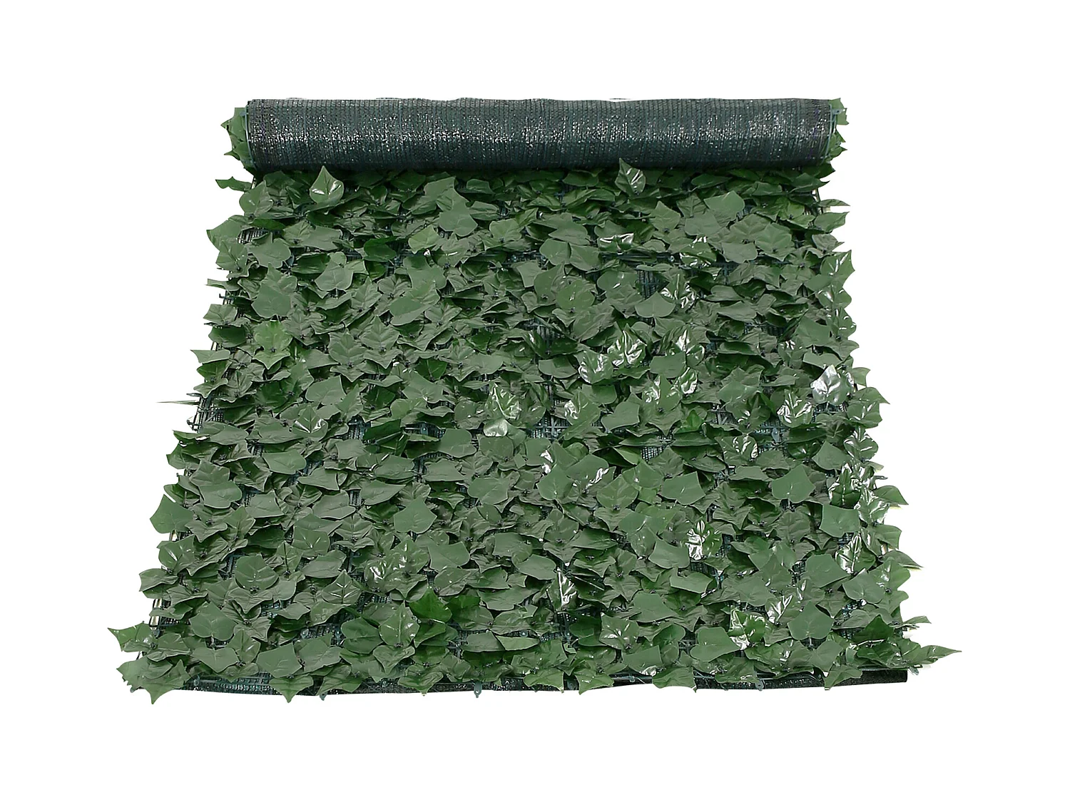 Haie Artificielle SucceBuy Clôture en Feuilles de Lierre Artificielles 99.06 x 248.92 cm avec Support en Tissu Maillé