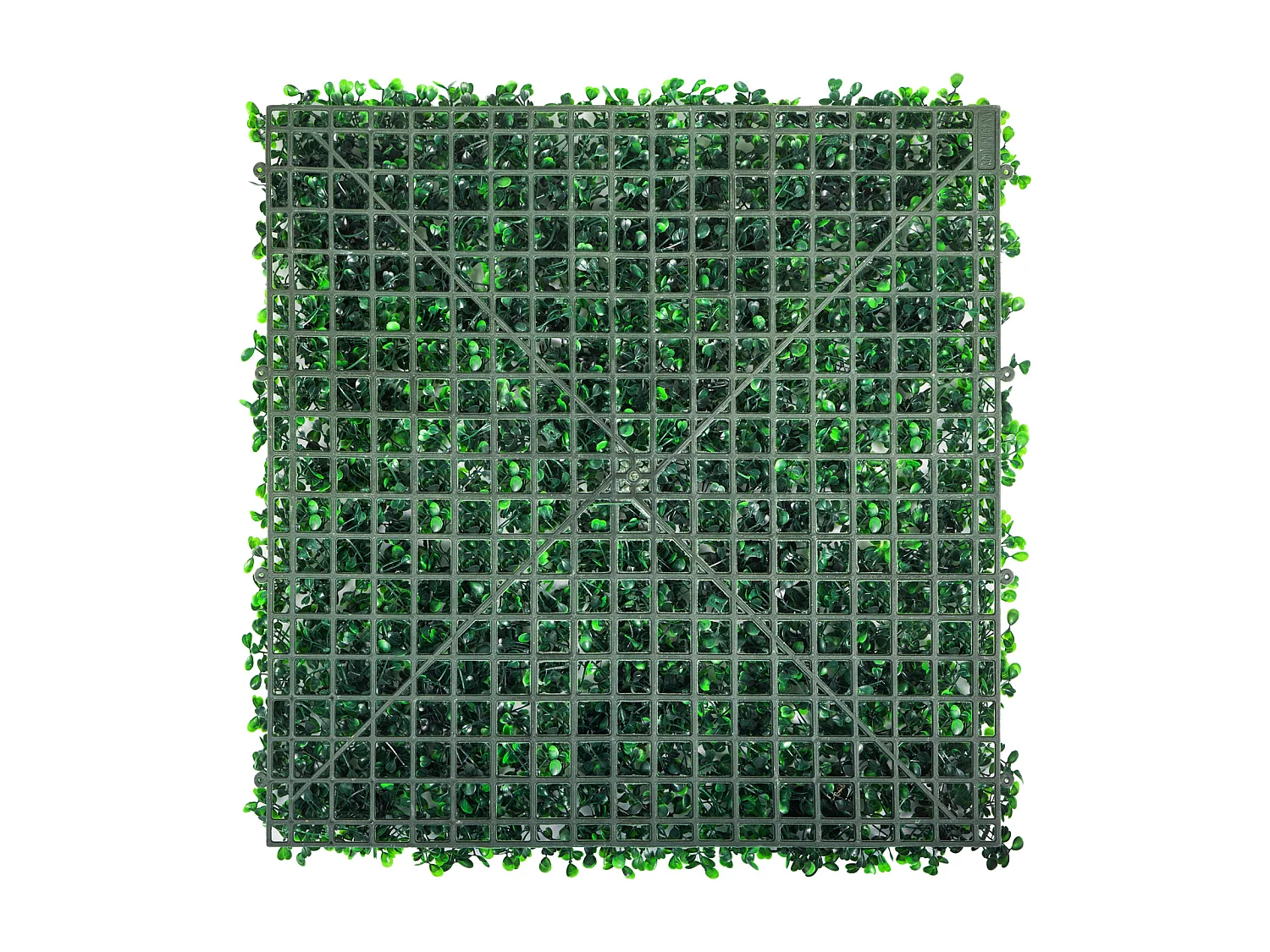 Haie Artificielle SucceBuy 12 pcs UV Artificial Boxwood Hedge Panels 50.8 x 50.8 cm Green for Fence Decor