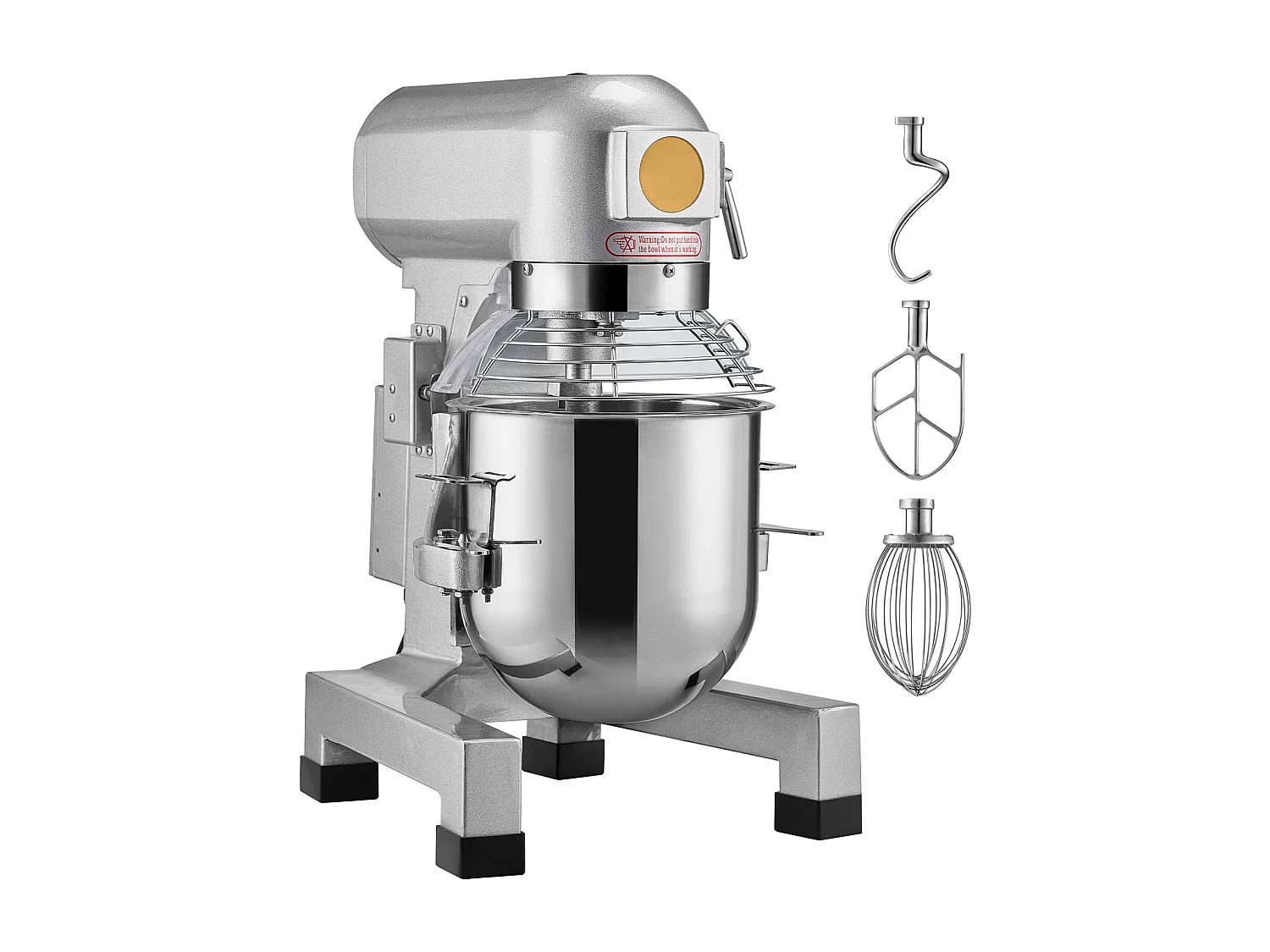 Procesador de Alimentos Comercial SucceBuy, 10L 3 Velocidades 550W para Restaurante Panadería