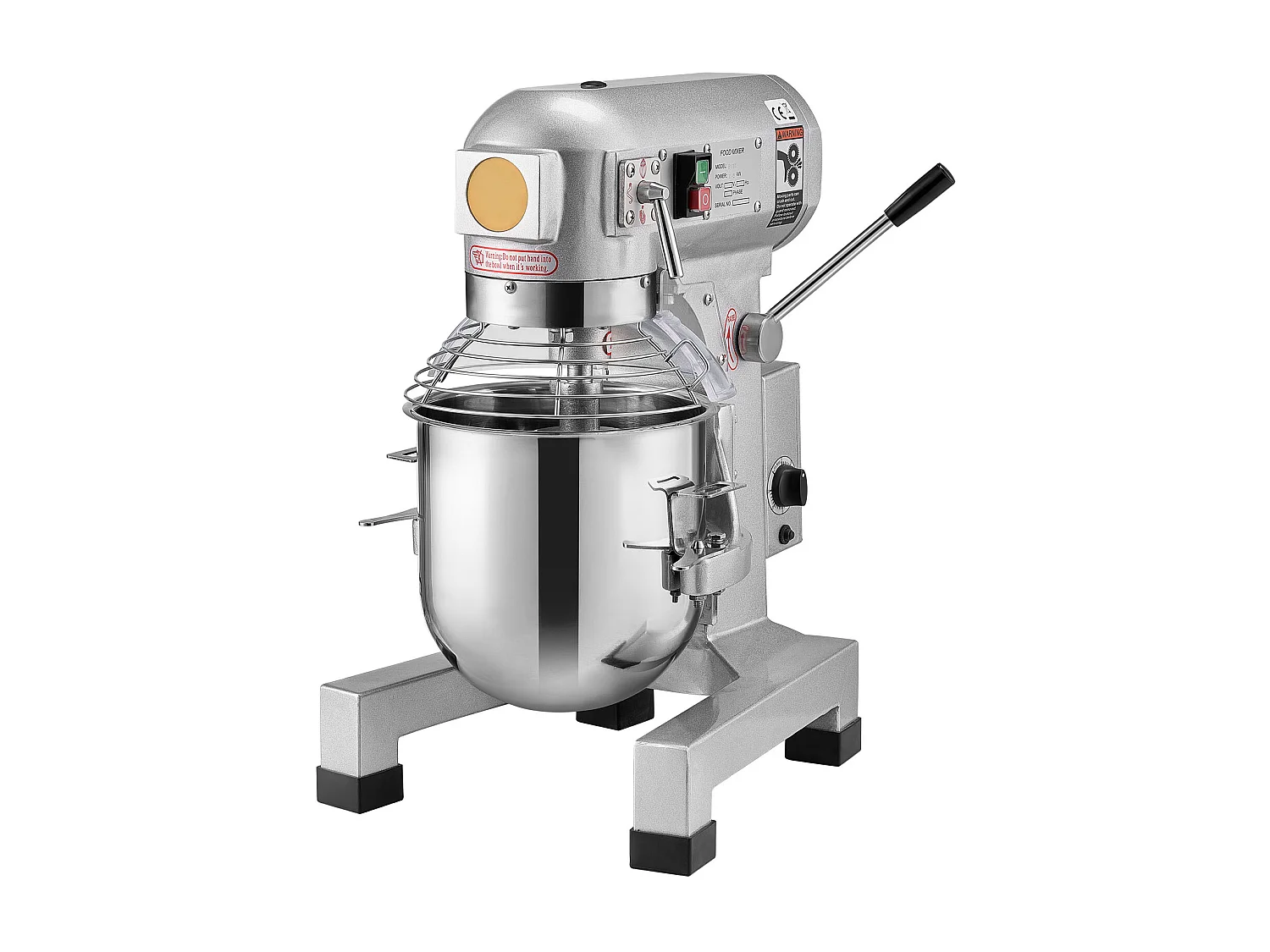 Procesador de Alimentos Comercial SucceBuy, 10L 3 Velocidades 550W para Restaurante Panadería