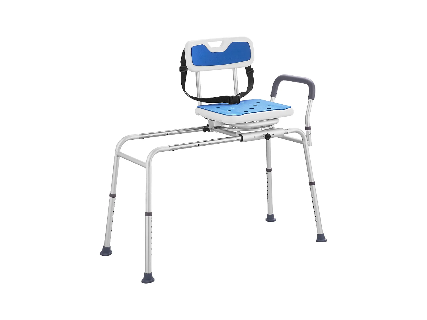 Chaise de Douche SucceBuy Pivotante à 360°,Banc de Transfert de Baignoire Coulissant  Capacité de 181 kg
