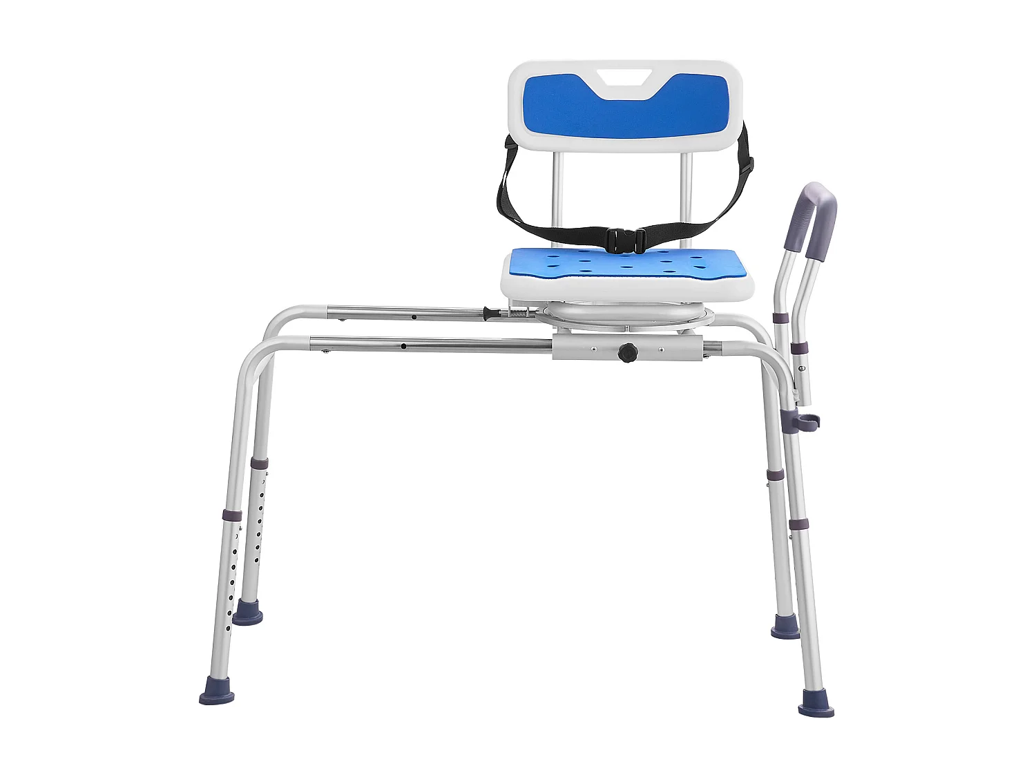 Cadeira de Banho SucceBuy Giratória de 360°, Banco de Transferência para Banheira Deslizante, Capacidade de 181 kg