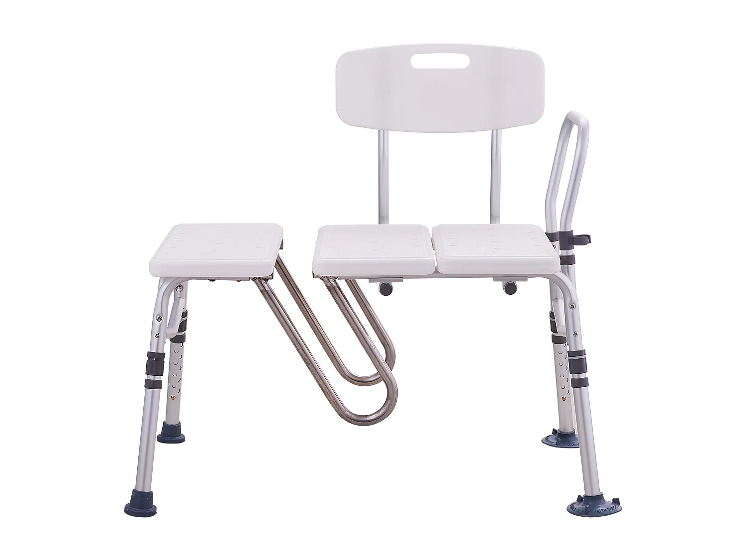 Silla de Ducha SucceBuy, Banco de Transferencia para Bañera, Asiento de Ducha Ajustable, Capacidad de 181 kg