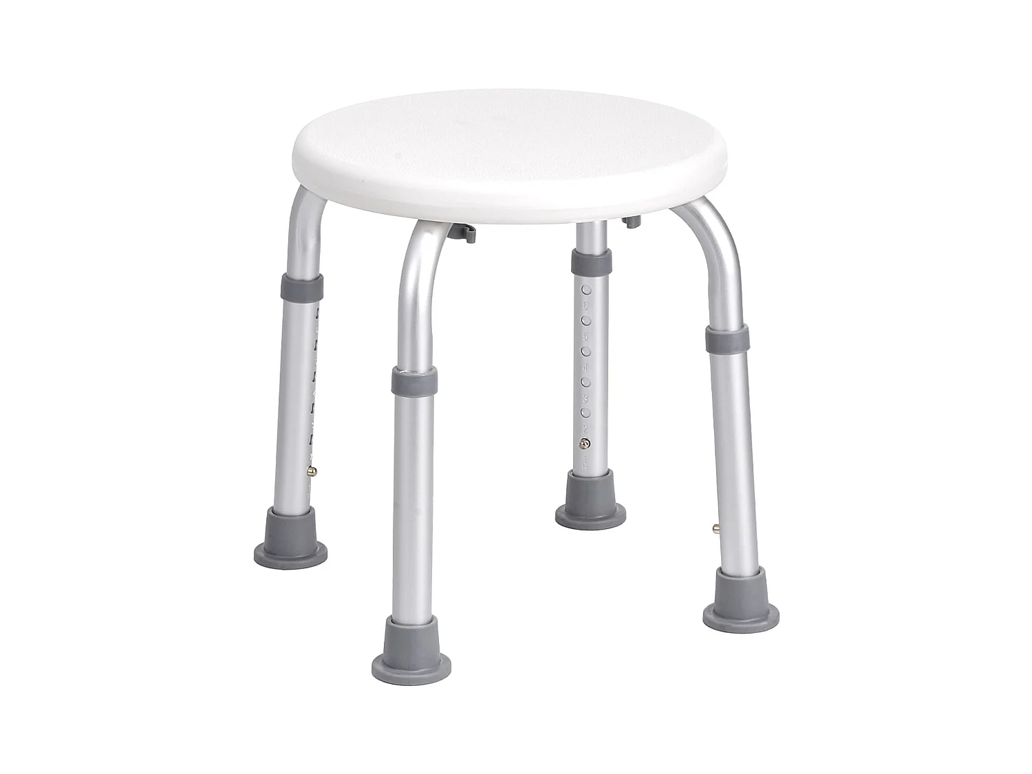 Siège de Douche SucceBuy 136,1 kg Hauteur Réglable Rotative en Plastique, Aide aux Personnes Agées