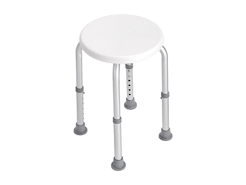 Siège de Douche SucceBuy 136,1 kg Hauteur Réglable Rotative en Plastique, Aide aux Personnes Agées