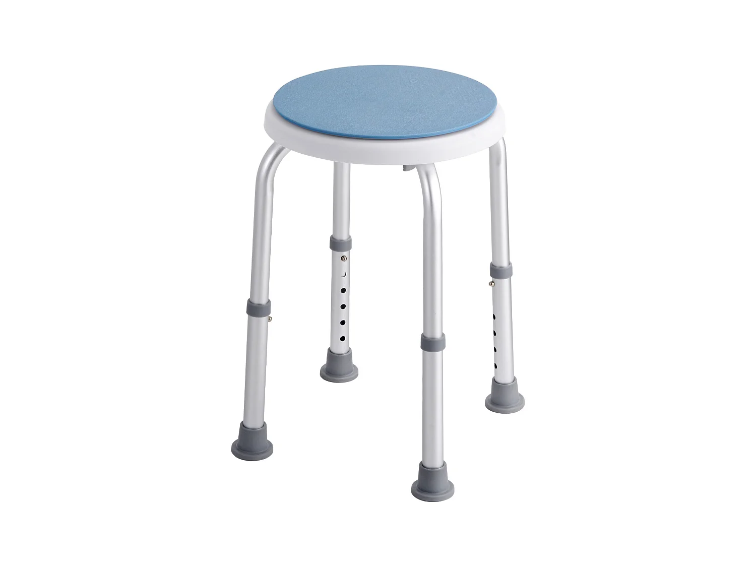 Siège de Douche SucceBuy 136,1 kg Hauteur Réglable Rotative en Plastique, Aide aux Personnes Agées