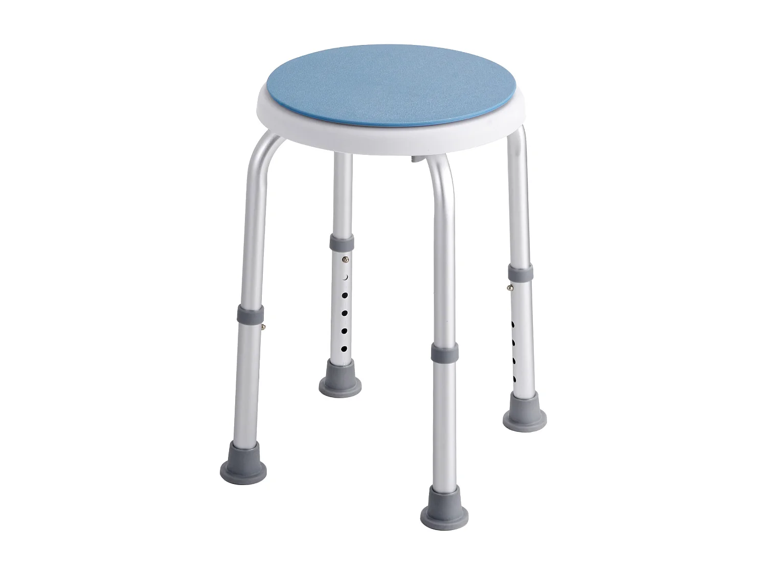 Siège de Douche SucceBuy 136,1 kg Hauteur Réglable Rotative en Plastique, Aide aux Personnes Agées