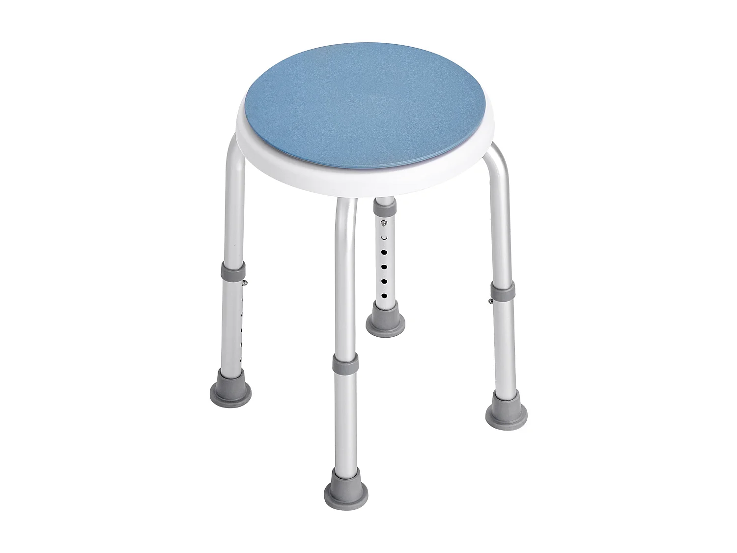 Siège de Douche SucceBuy 136,1 kg Hauteur Réglable Rotative en Plastique, Aide aux Personnes Agées