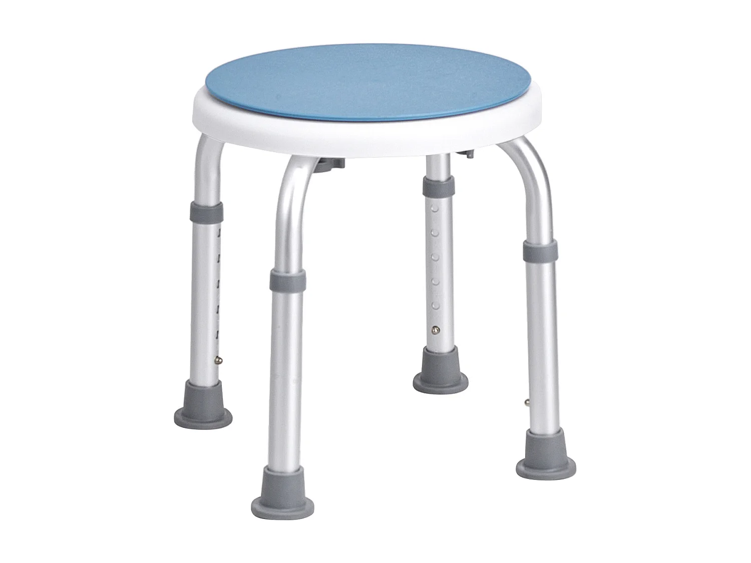 Siège de Douche SucceBuy 136,1 kg Hauteur Réglable Rotative en Plastique, Aide aux Personnes Agées