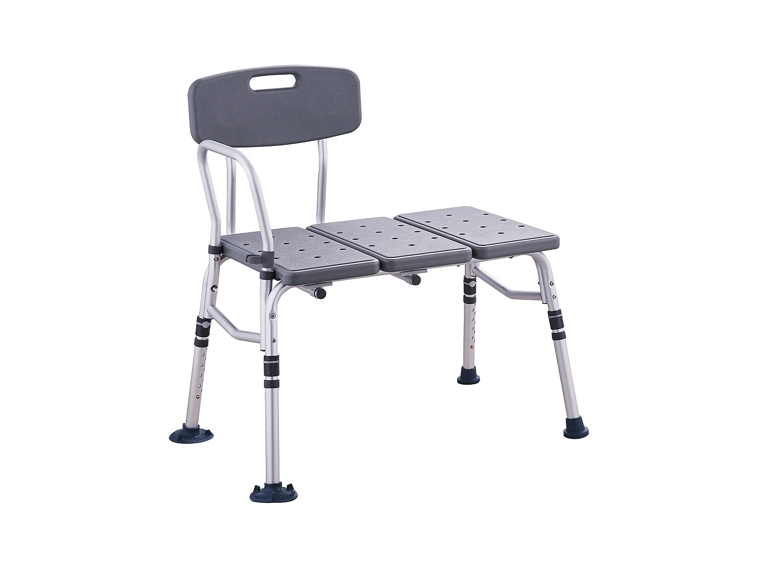 Chaise de Douche SucceBuy, Banc de Transfert de Baignoire, Siège de Douche de Dossier Réversible Capacité de 181 kg