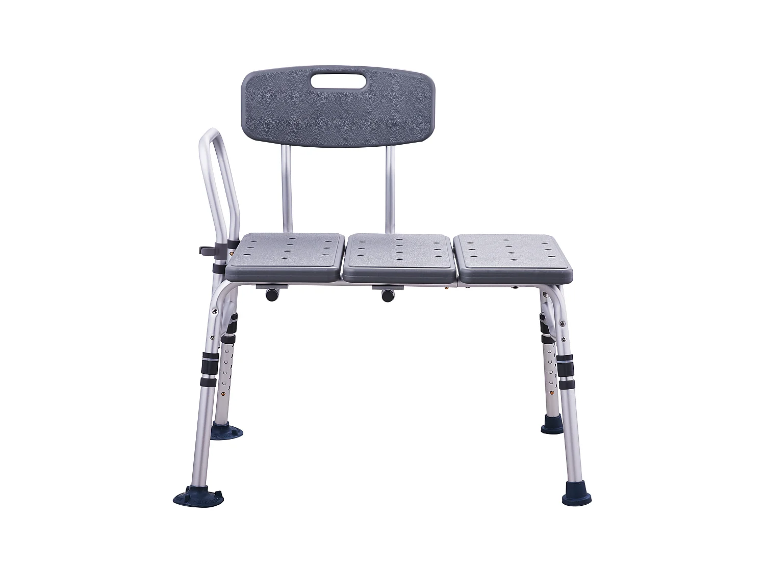 Duschstuhl SucceBuy, Badewannentransferstuhl, Duschsitz mit Umklappbarem Rückenrest, Traglast 181 kg