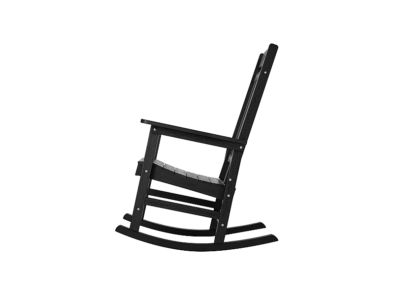 SucceBuy 2er-Set Schaukelstühle, 2 Schaukelstühle für den Außenbereich, aus hochdichtem Polystyrol