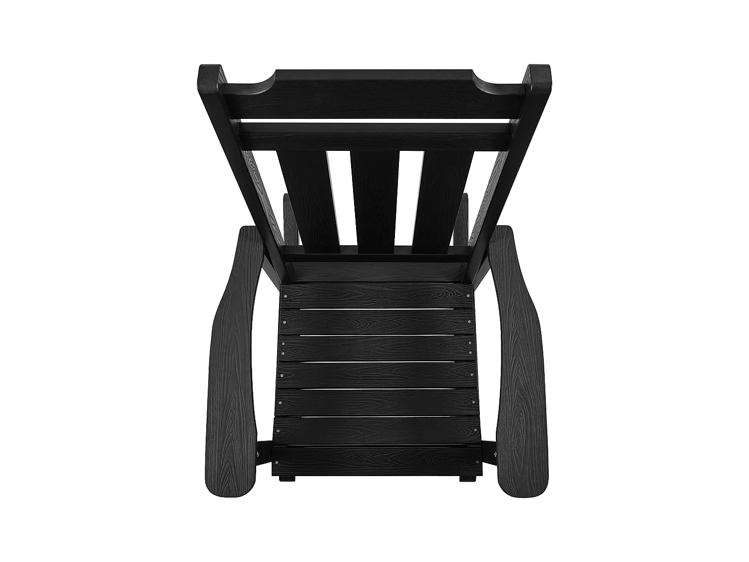 Lot de 2 Chaise à Bascule SucceBuy, 2 Fauteuils à Bascule pour Espaces Extérieurs, Fabriquée en Polystyrène Haute Densité