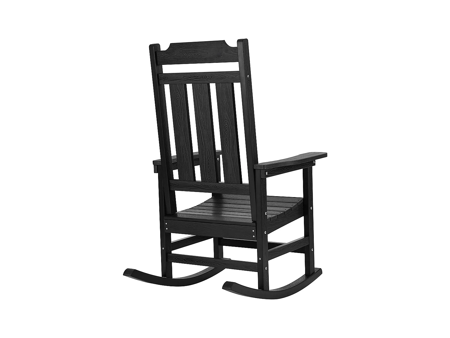 Lot de 2 Chaise à Bascule SucceBuy, 2 Fauteuils à Bascule pour Espaces Extérieurs, Fabriquée en Polystyrène Haute Densité