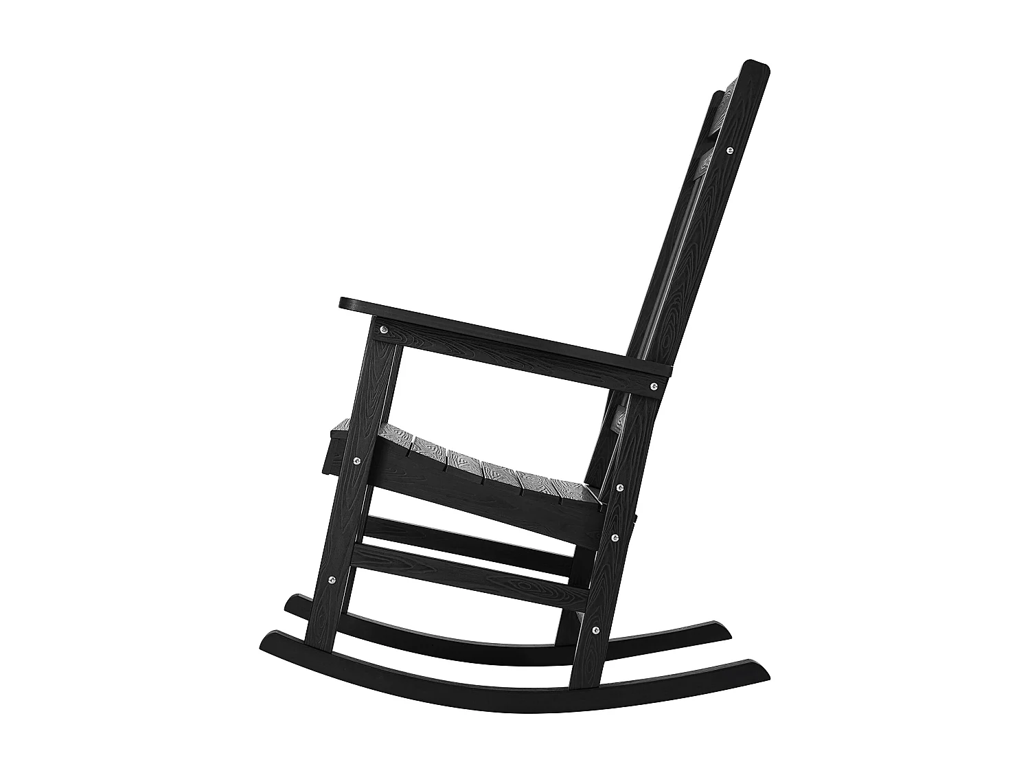 Lot de 2 Chaise à Bascule SucceBuy, 2 Fauteuils à Bascule pour Espaces Extérieurs, Fabriquée en Polystyrène Haute Densité