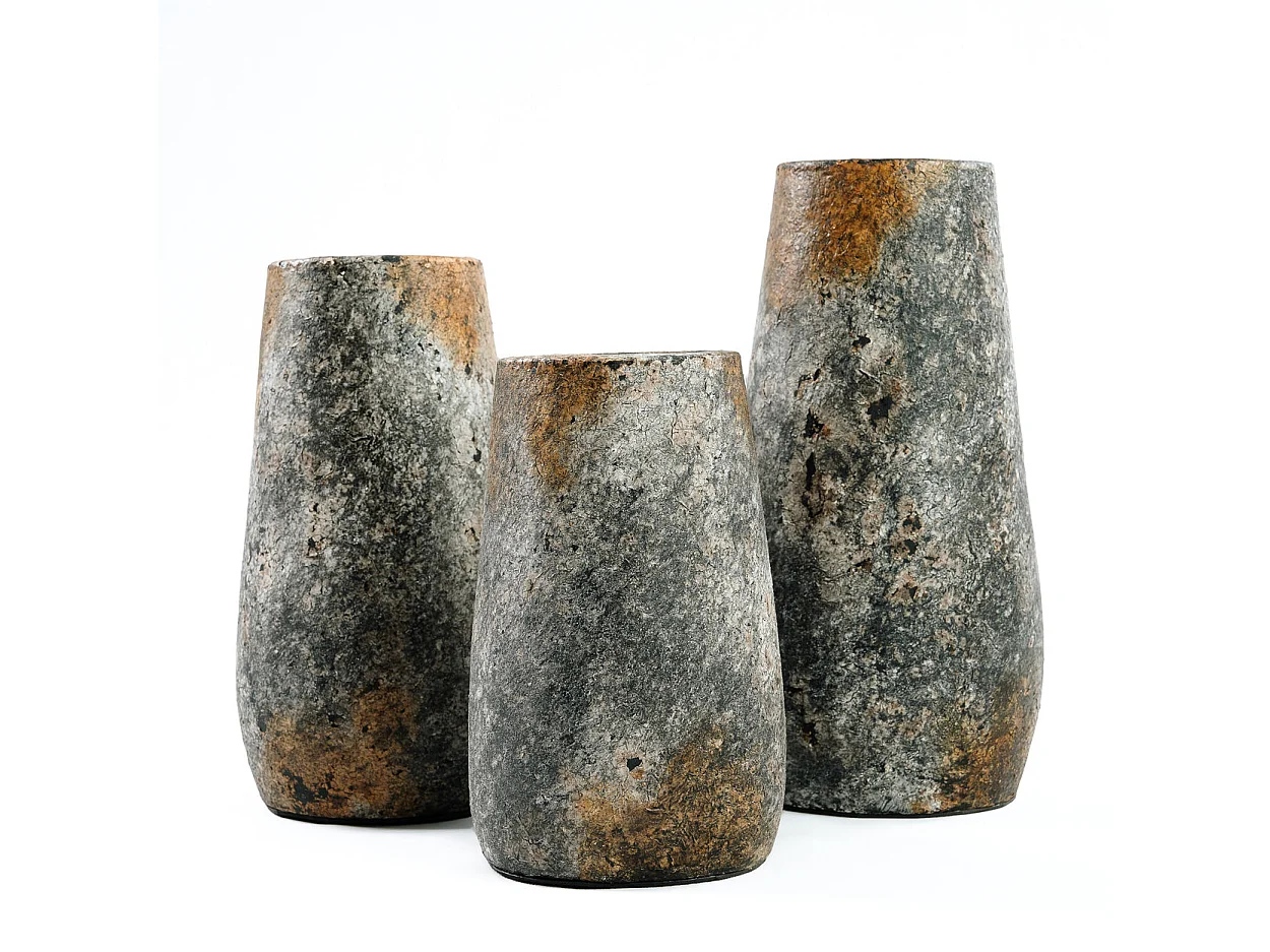 Le Vase Spooky - Gris Antique - M